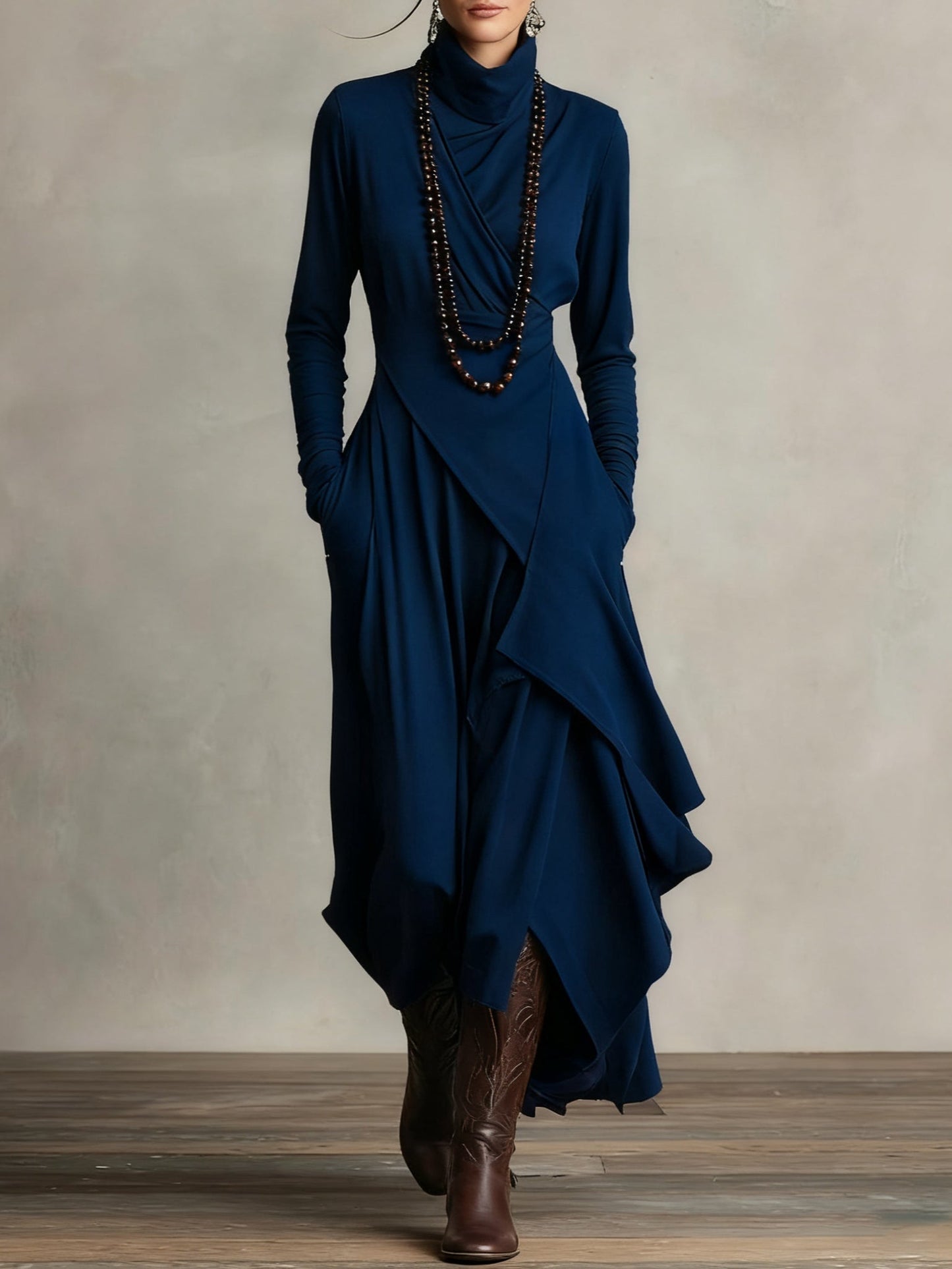Women's Maxi Dress – Blue
