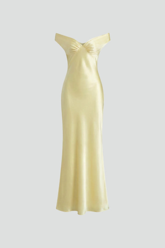 Women's Off Shoulder Maxi Dress