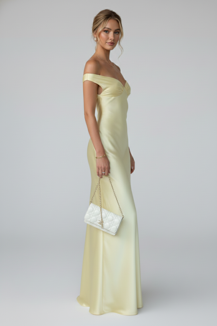 Women's Off Shoulder Maxi Dress