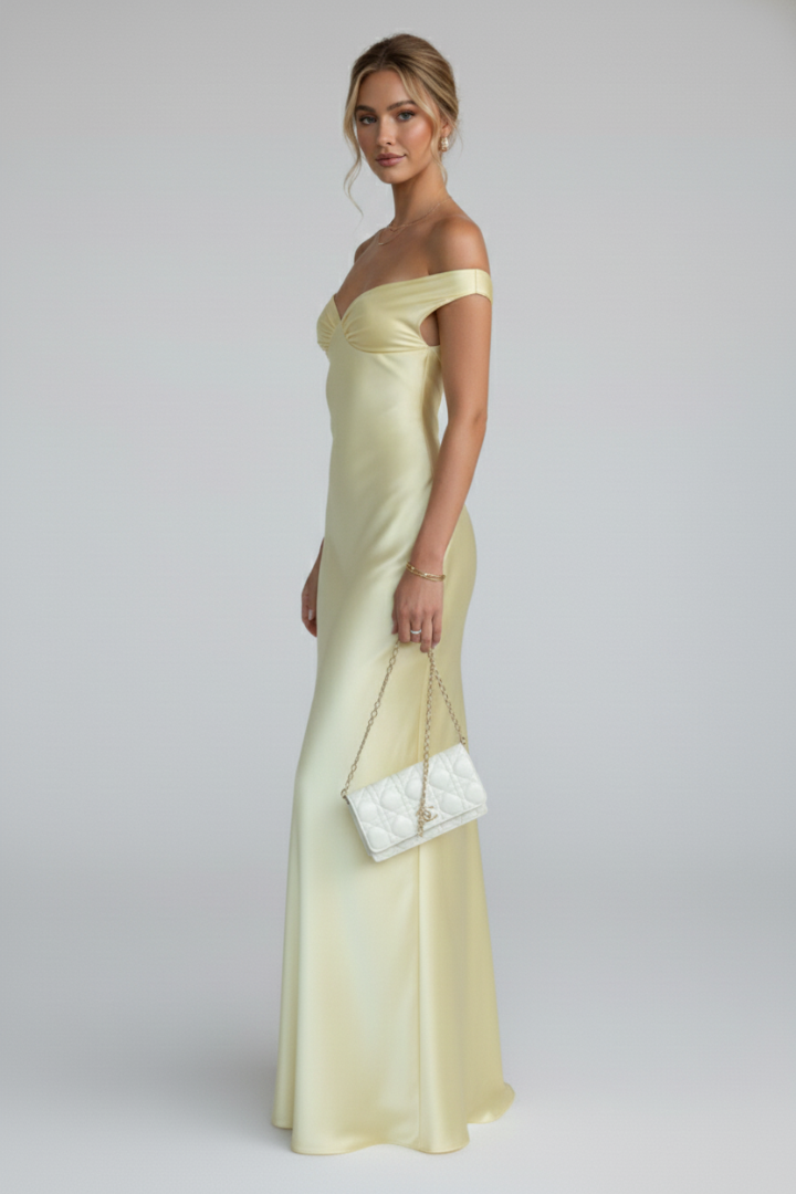 Women's Off Shoulder Maxi Dress