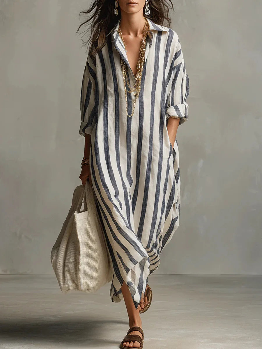 Women's Maxi Dress – Blue