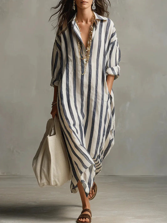 Women's Maxi Dress – Blue