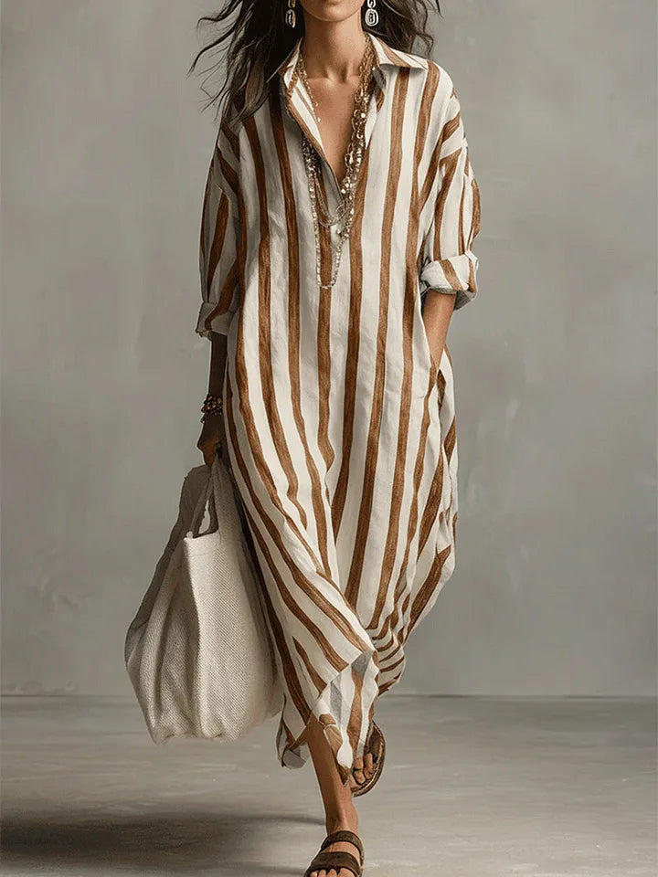 Women's Maxi Dress – Mustard