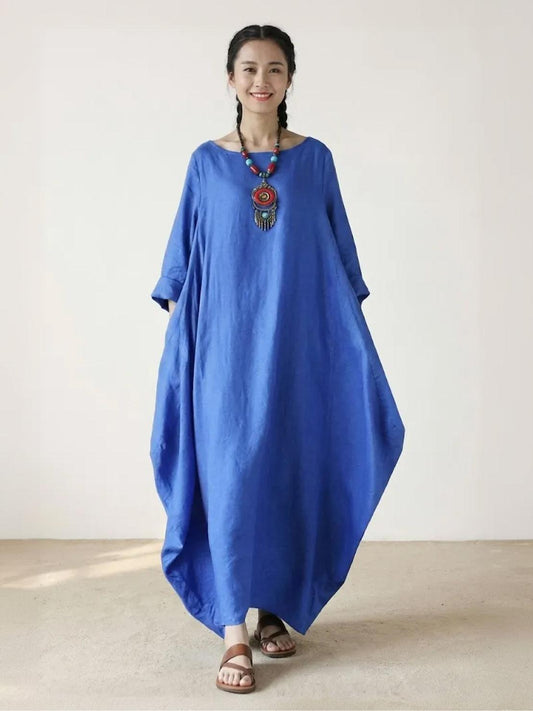 Women's Maxi Dress – Royal Blue