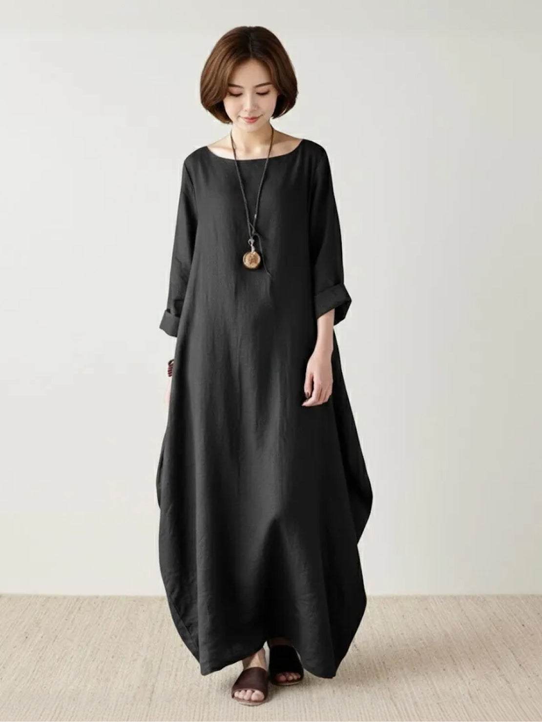 Women's Maxi Dress – Black