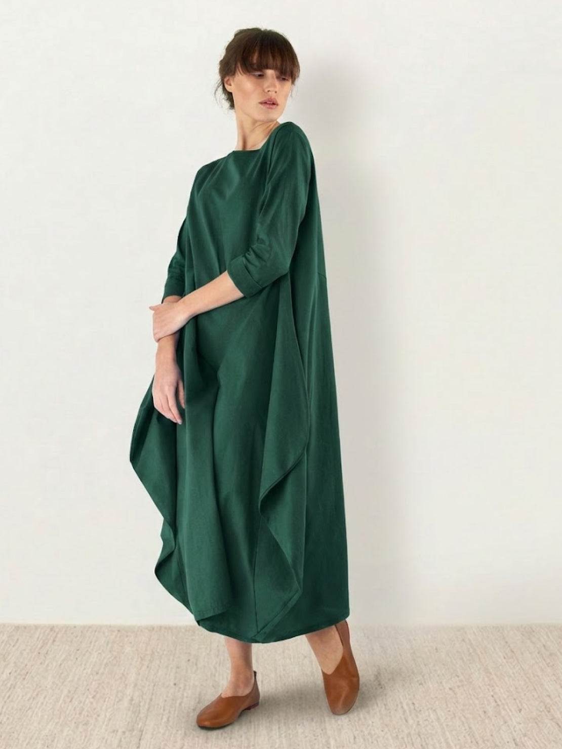 Women's Maxi Dress – Dark Green