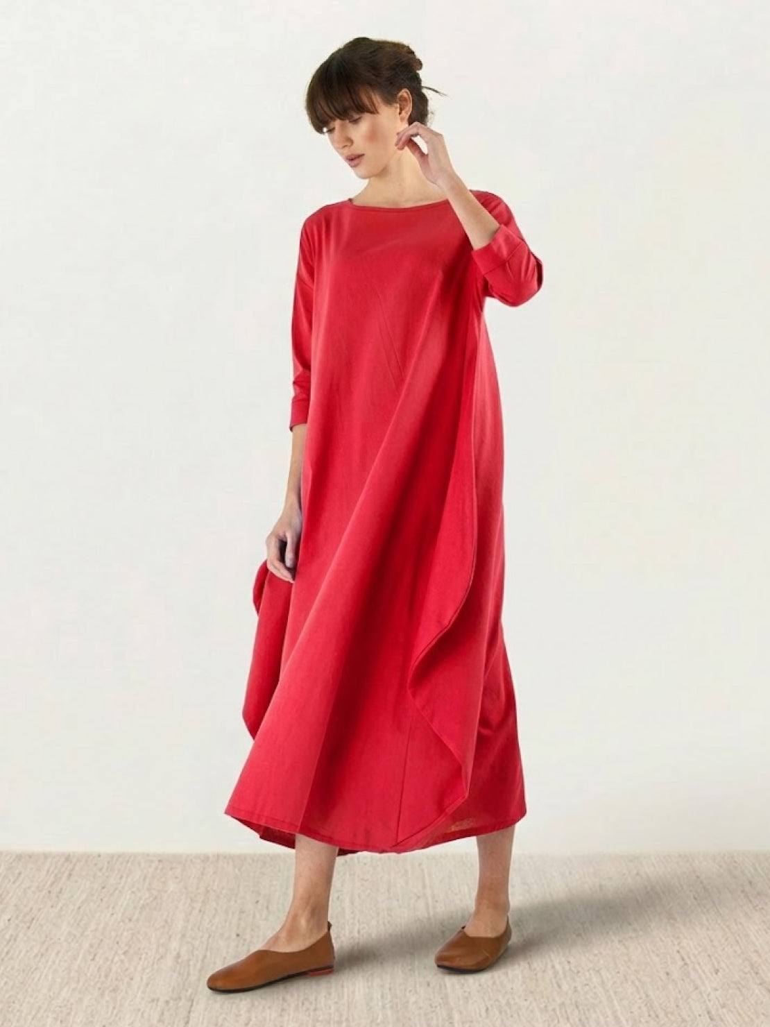 Women's Maxi Dress – Red