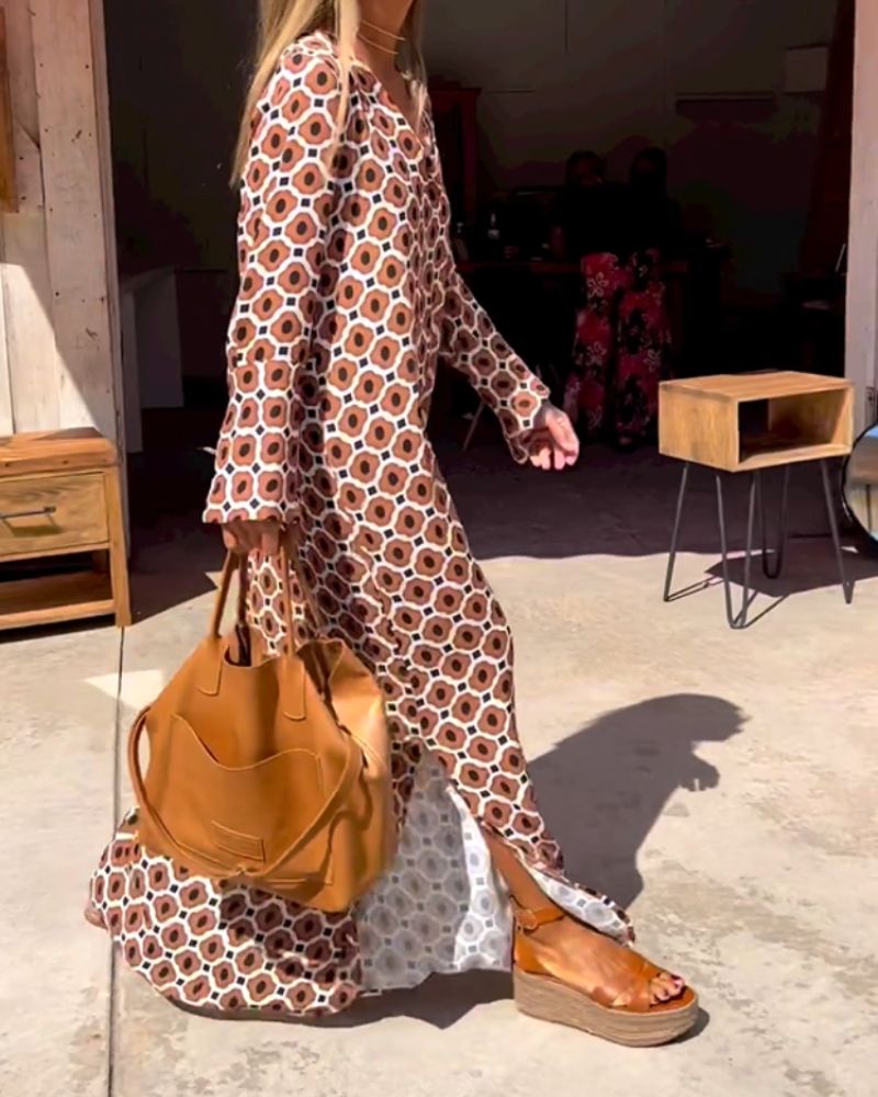 Women's Wrap Midi Dress