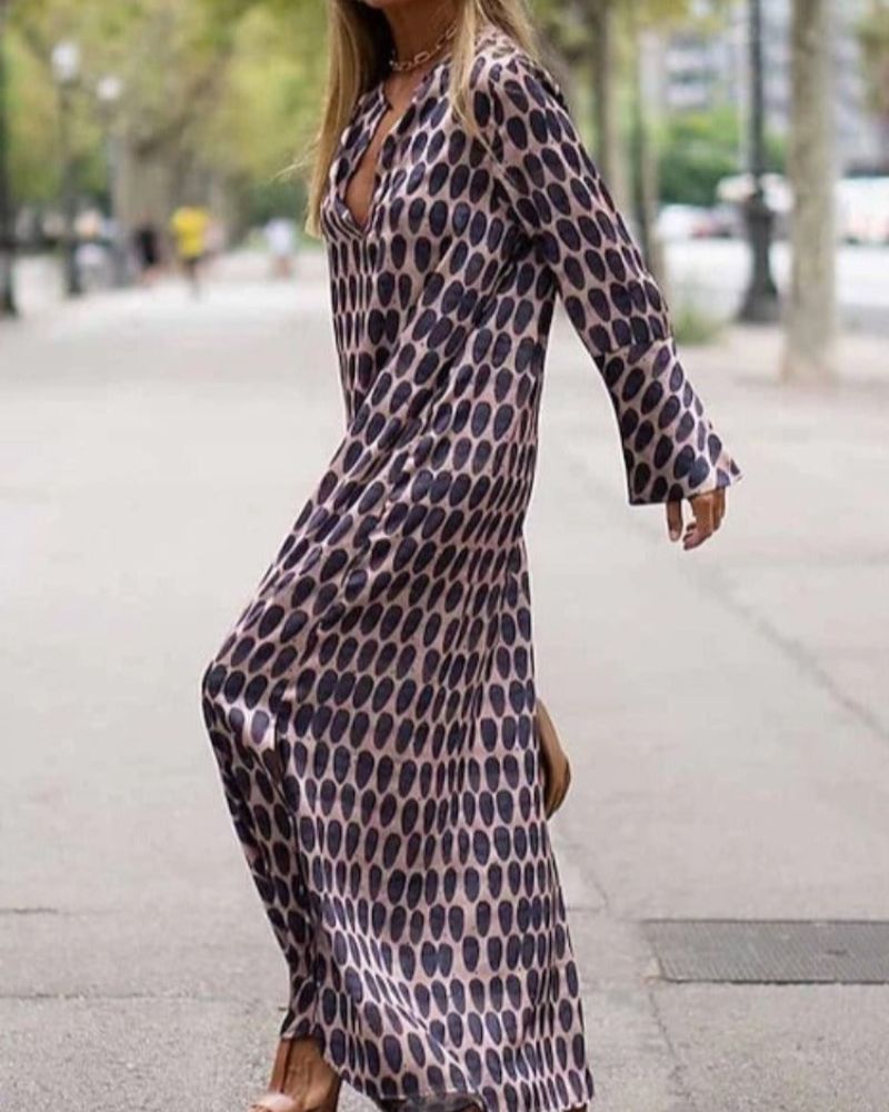 Women's Wrap Midi Dress