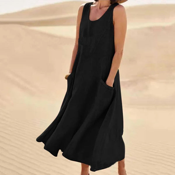 Women's Midi Dress – Black