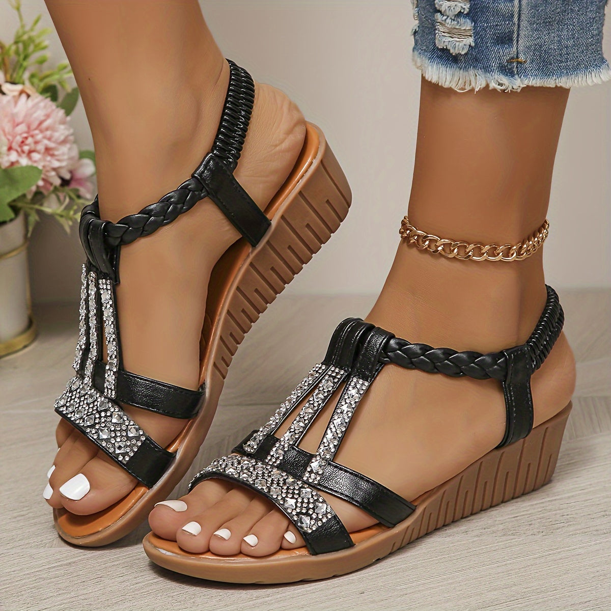 Women's Wedge Strappy Sandals