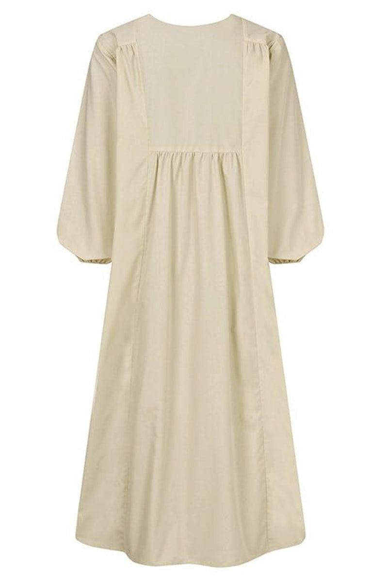 Women's V Neck Midi Dress