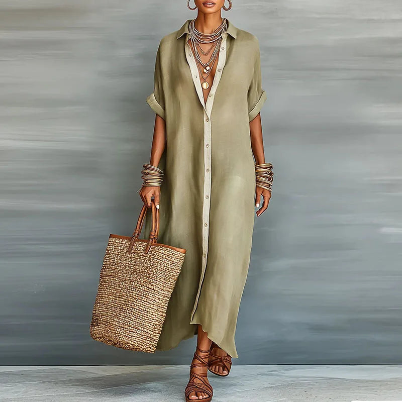 Women's Maxi Dress – Khaki