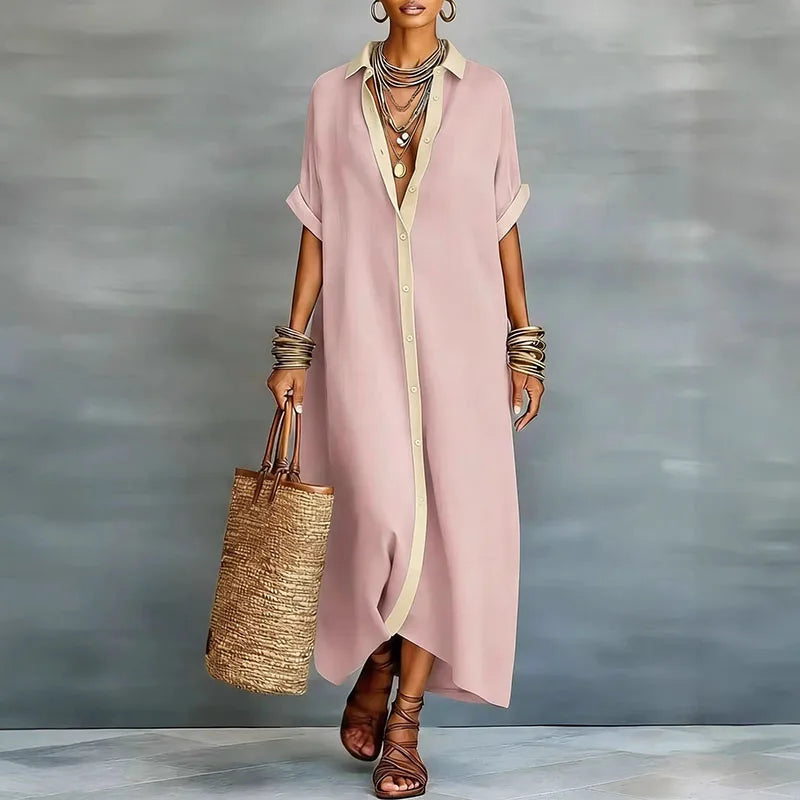 Women's Maxi Dress – Pink