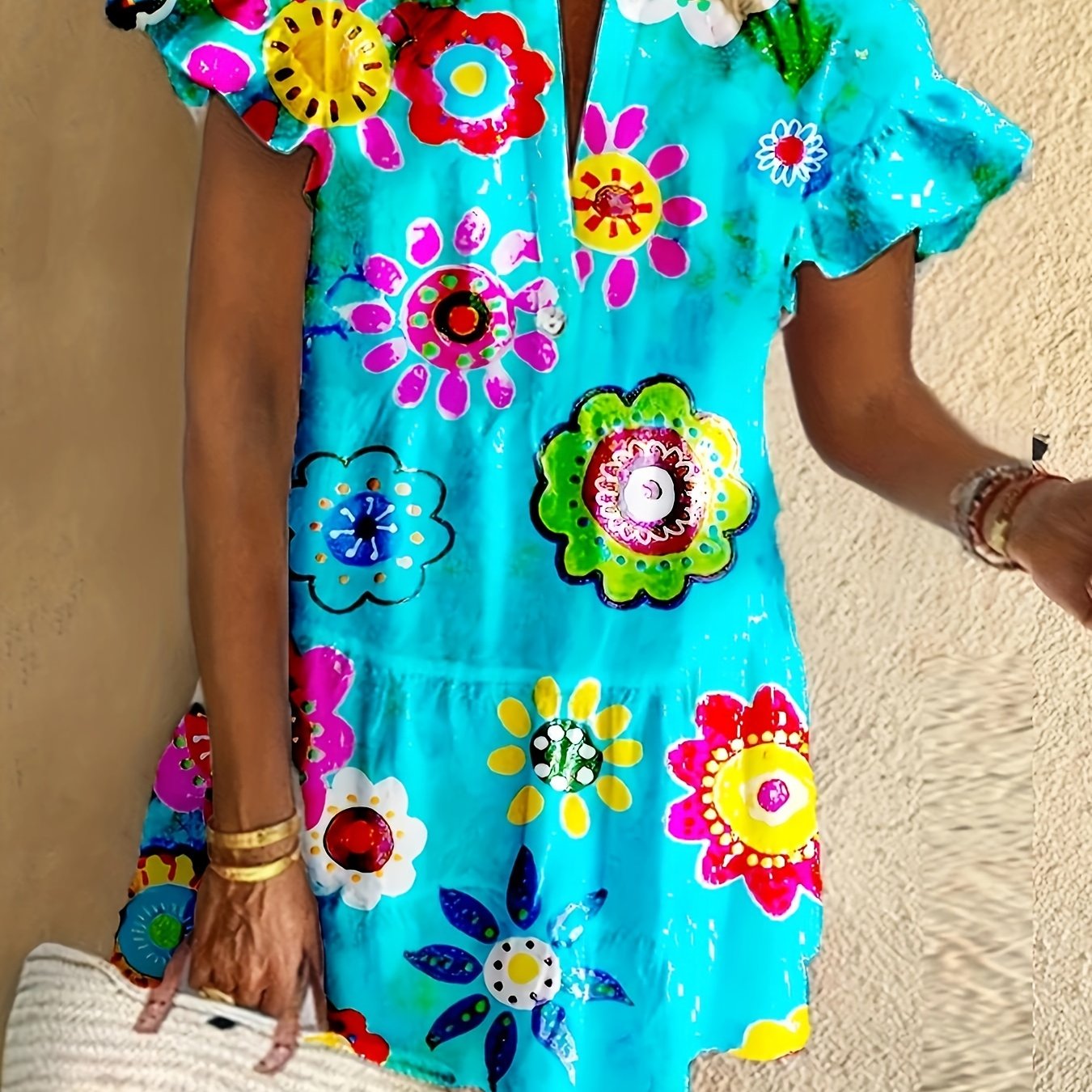 Women's Maxi Dress – Sky Blue