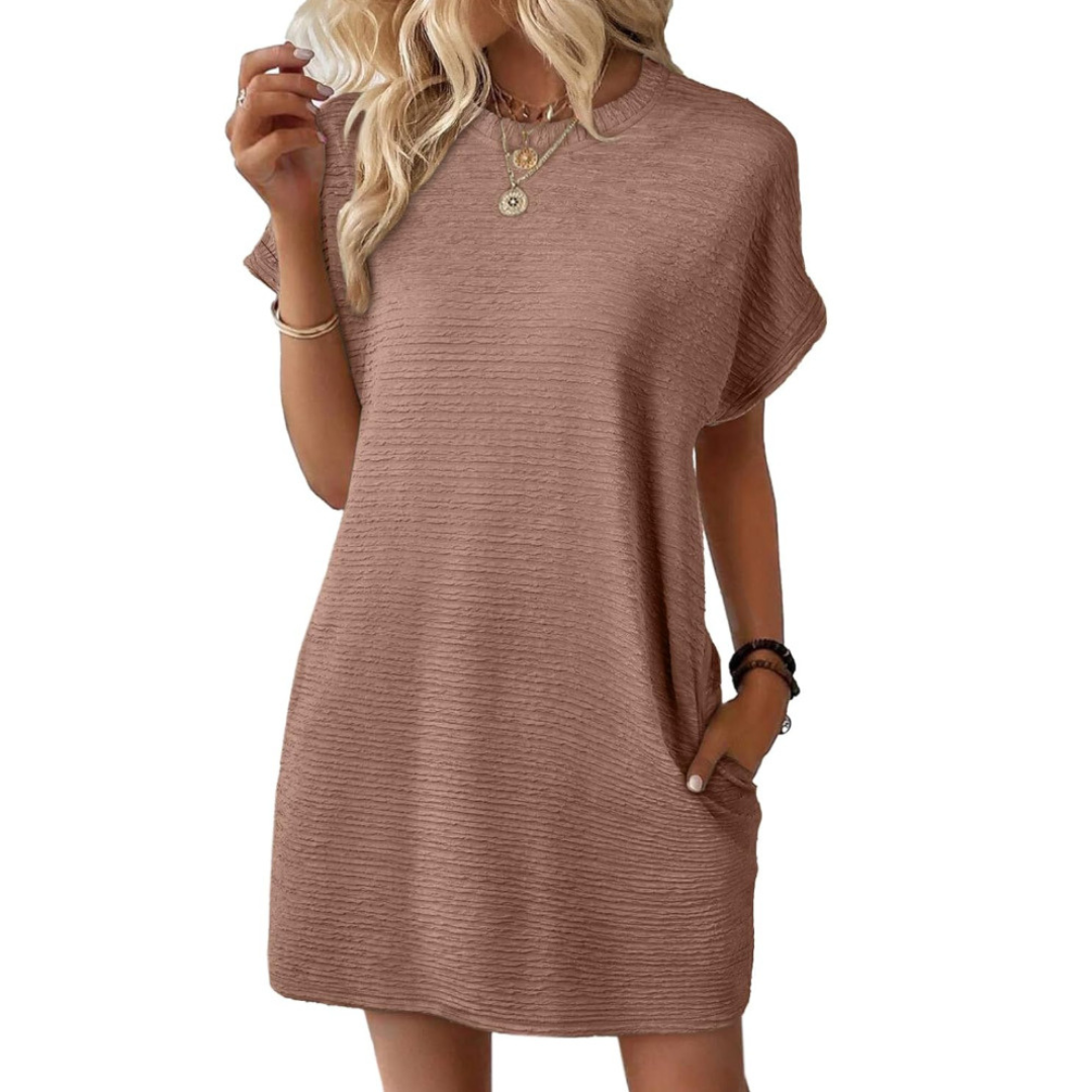 Women's Mini Dress – Light Brown