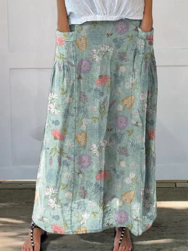 Women's Maxi Skirt – Green