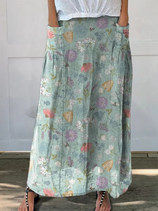 Women's Maxi Skirt – Green