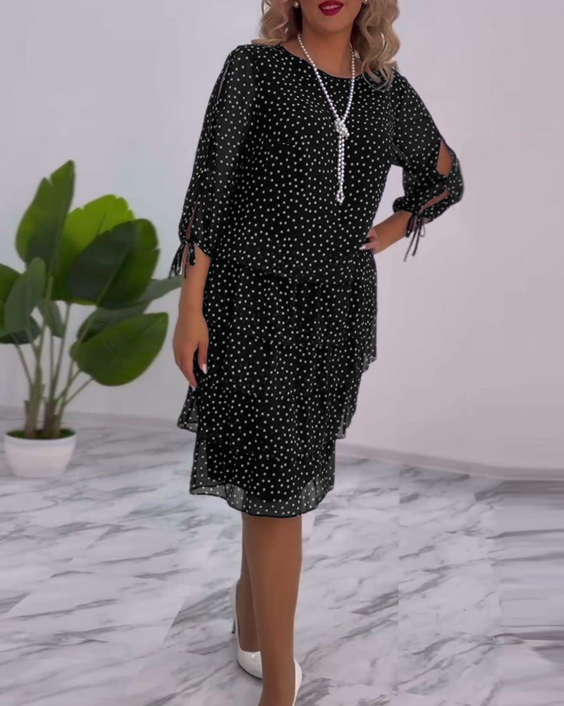 Women's Tiered Midi Dress