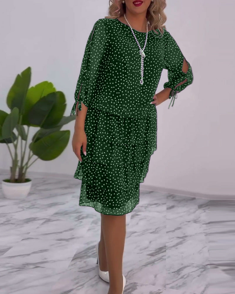 Women's Tiered Midi Dress
