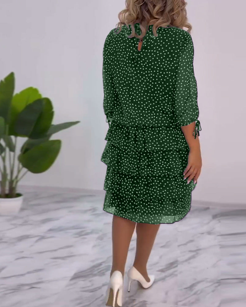 Women's Tiered Midi Dress