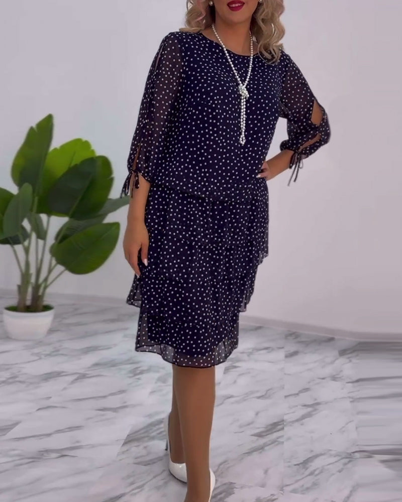 Women's Tiered Midi Dress