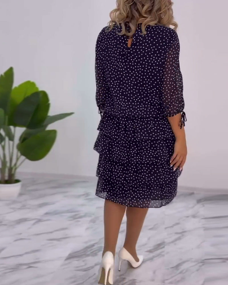 Women's Tiered Midi Dress