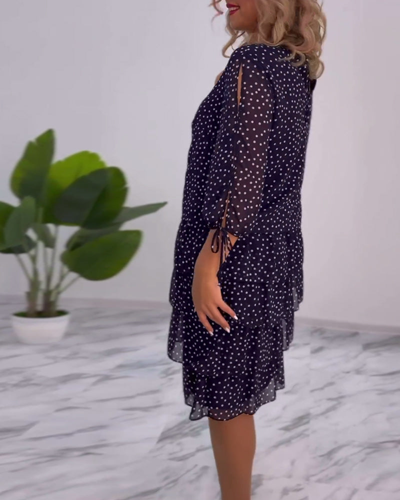 Women's Tiered Midi Dress