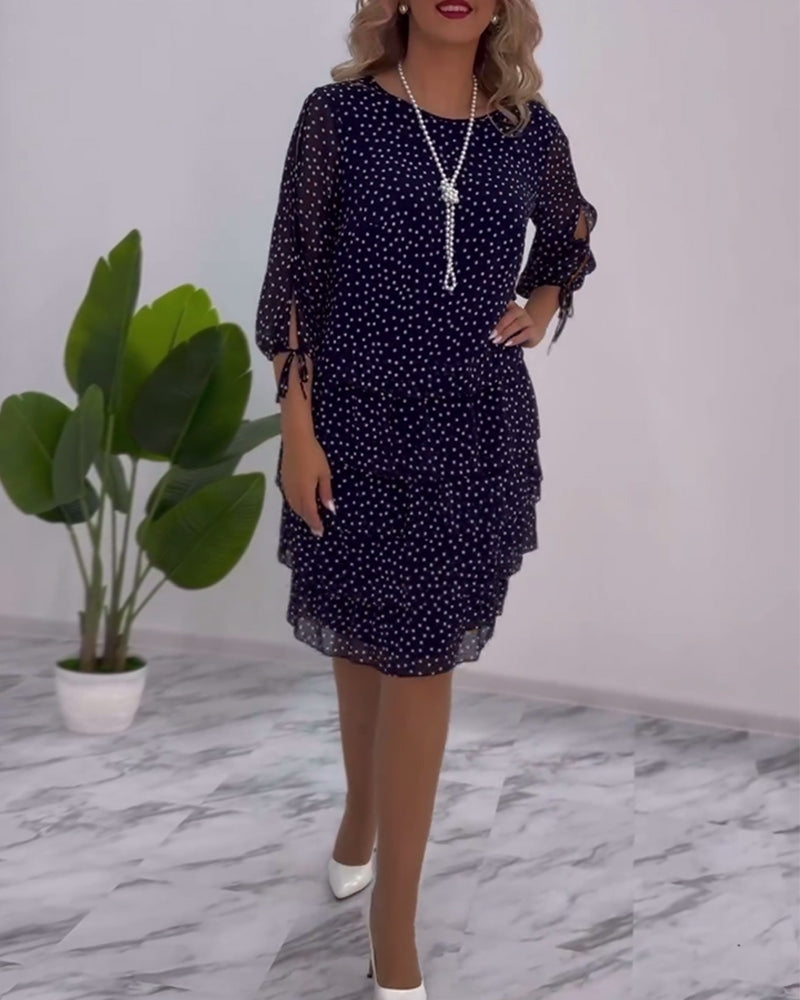 Women's Tiered Midi Dress