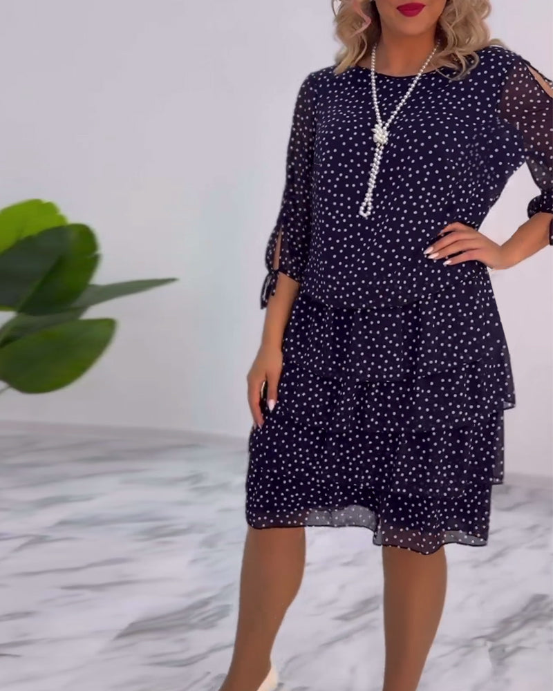 Women's Tiered Midi Dress