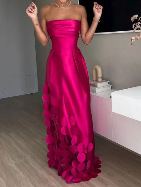 Women's Strapless Maxi Dress