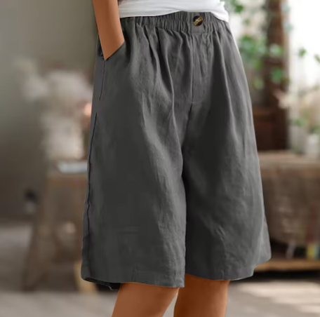 Women's High Waist Shorts – Grey