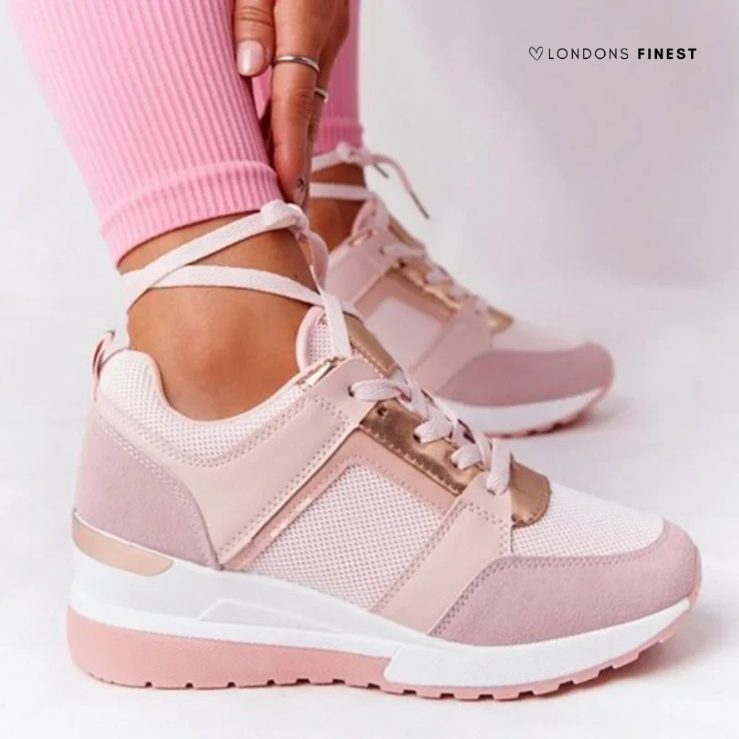 Women's Orthopedic Platform Sneakers – Pink