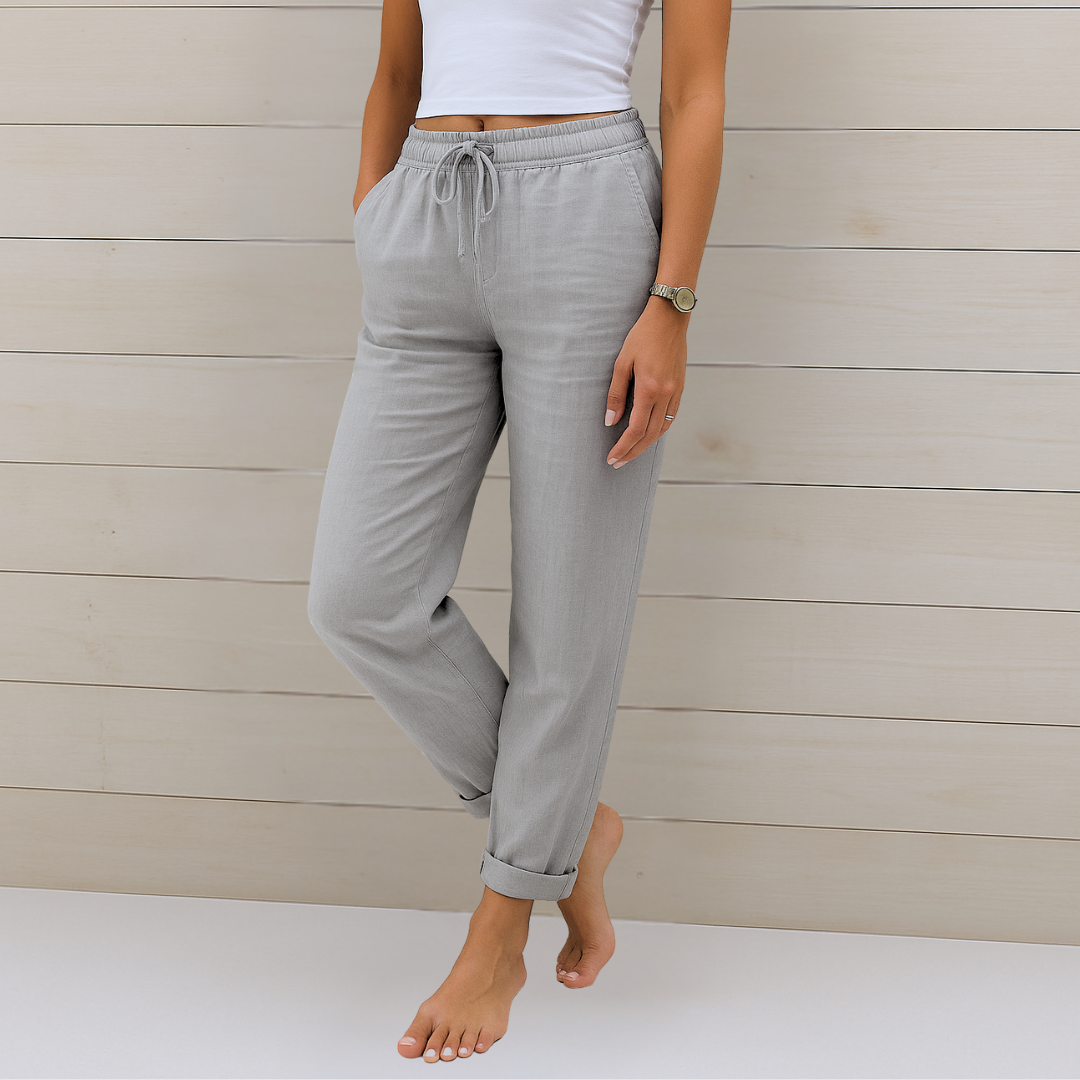 Women's Drawstring Pants – Grey