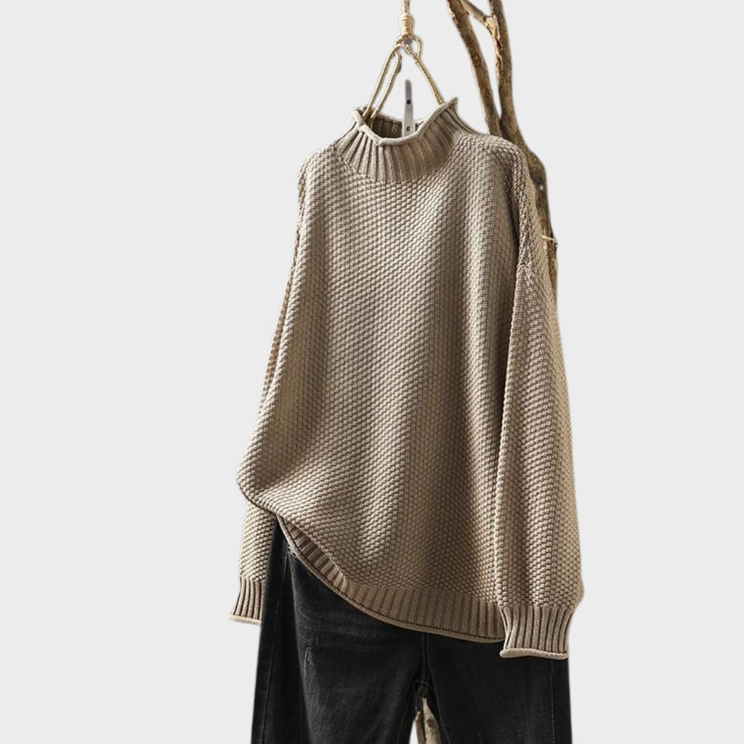 Women's Turtleneck Long Sleeve Sweater