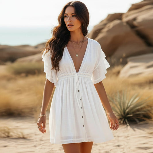 Women's Mini Dress – White