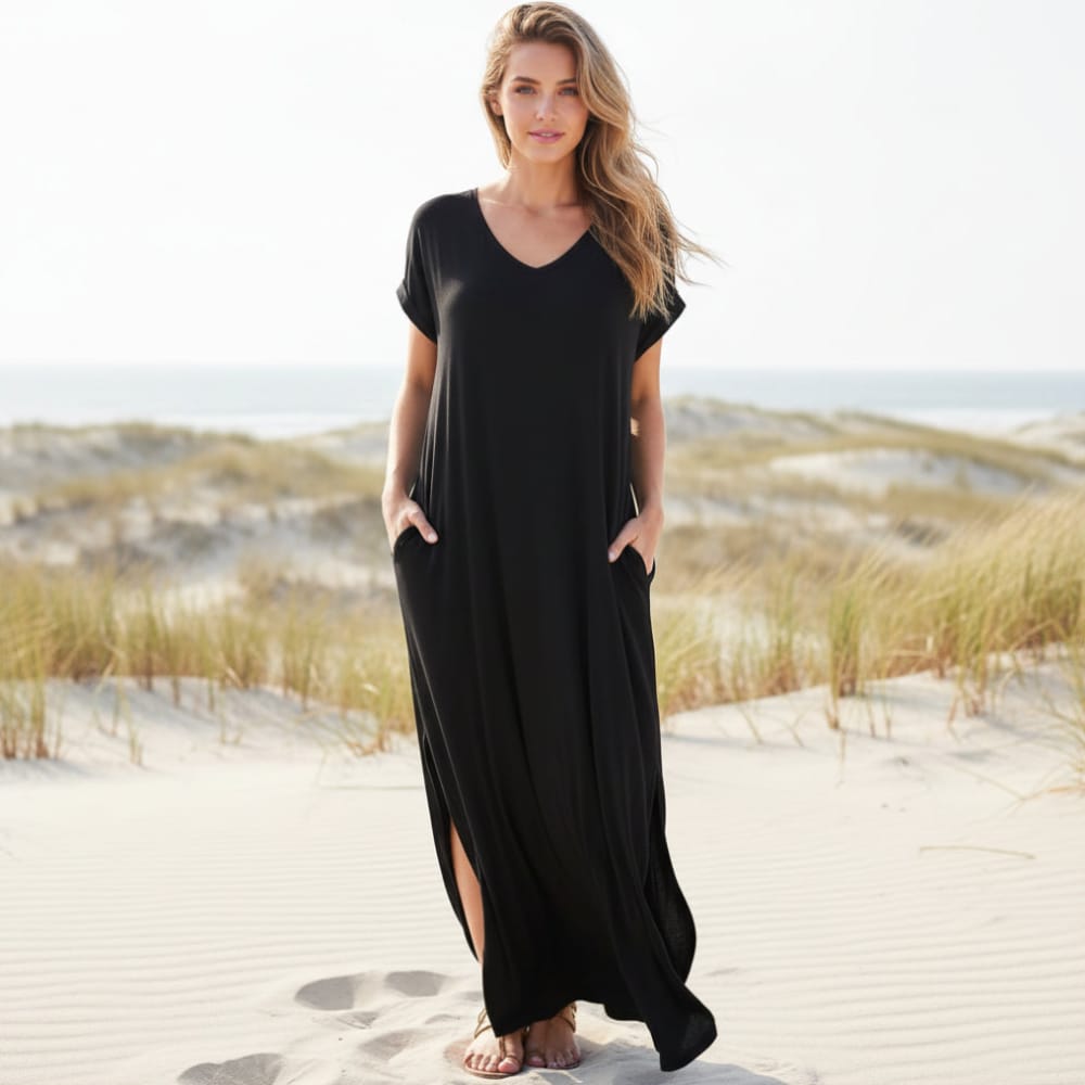 Women's Maxi Dress – Black