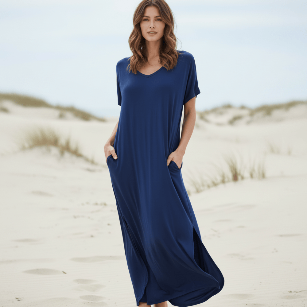Women's Maxi Dress – Blue