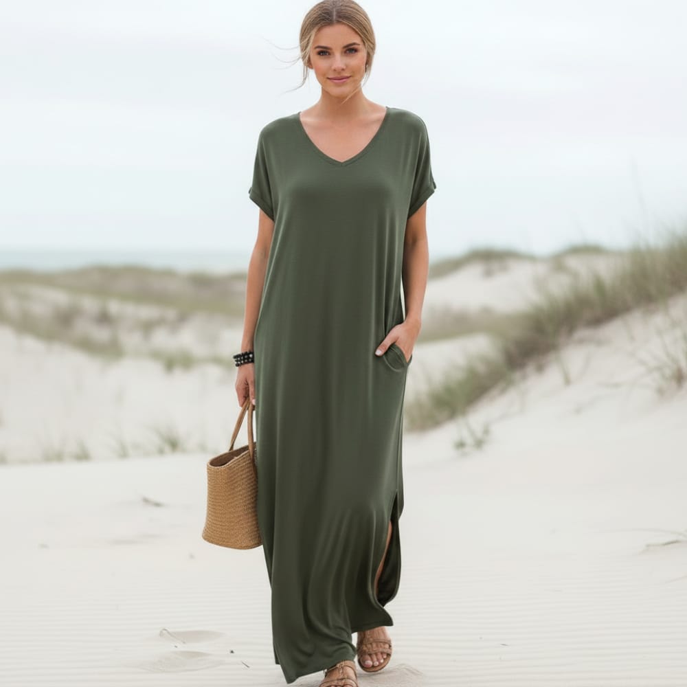 Women's Maxi Dress – Green