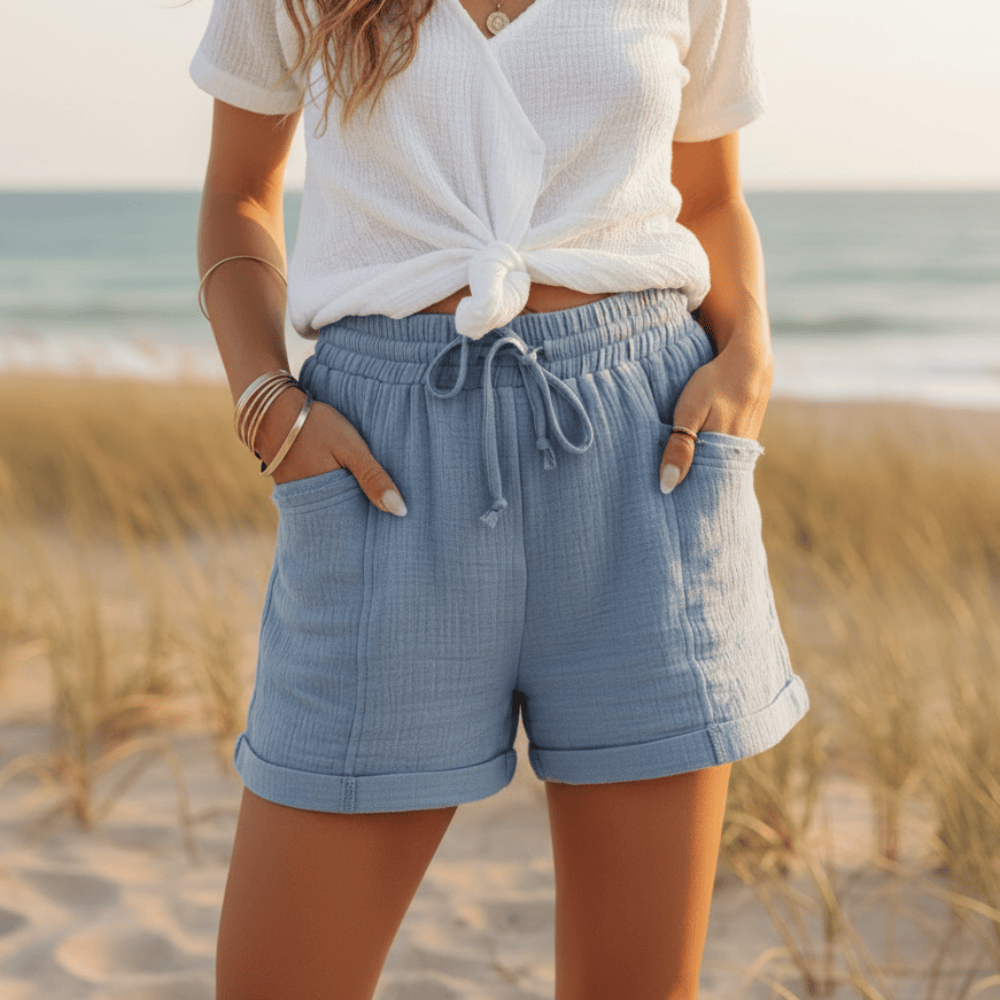 Women's Shorts – Blue