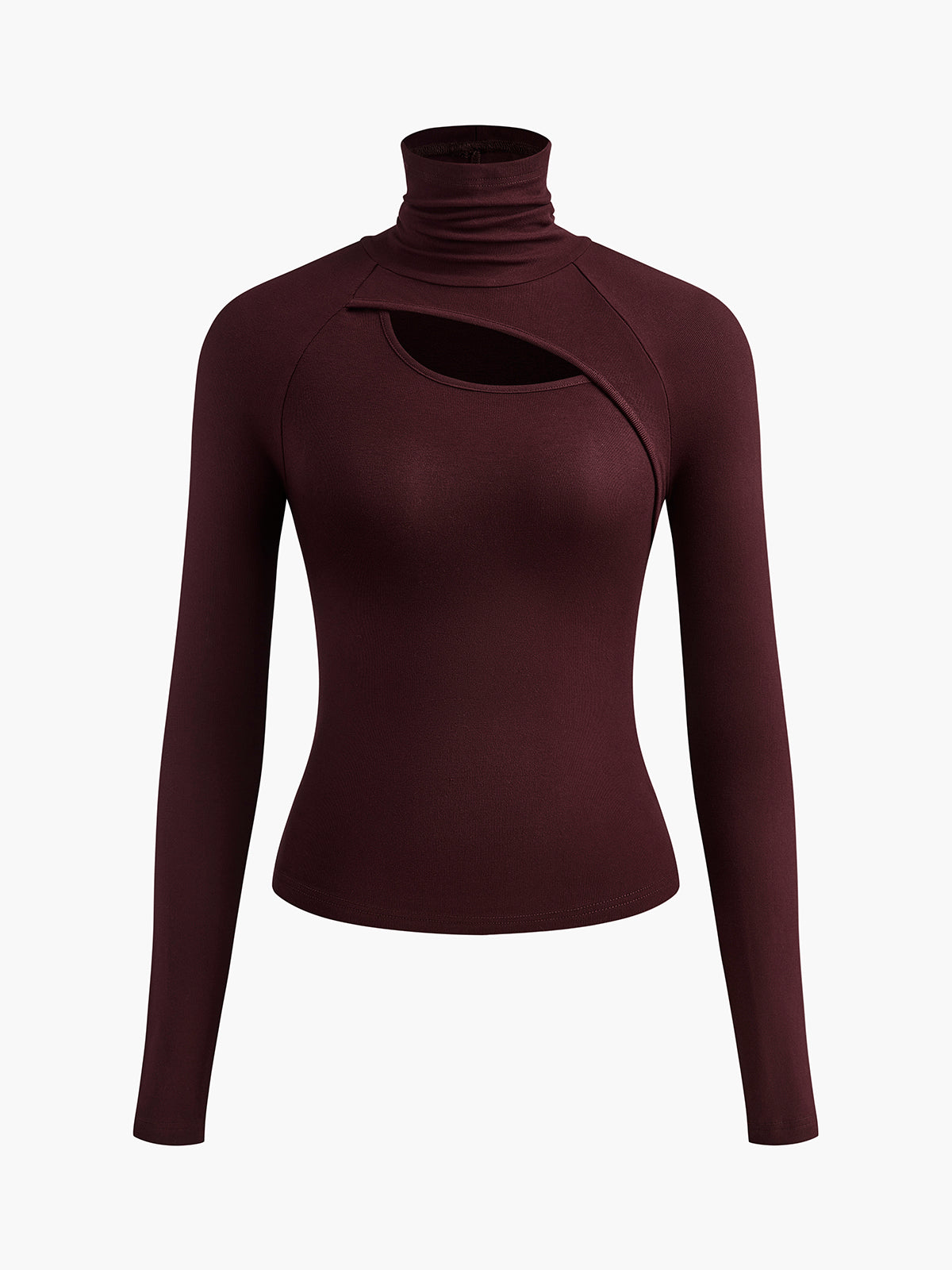 Women's Long Sleeve Blouse – Burgundy
