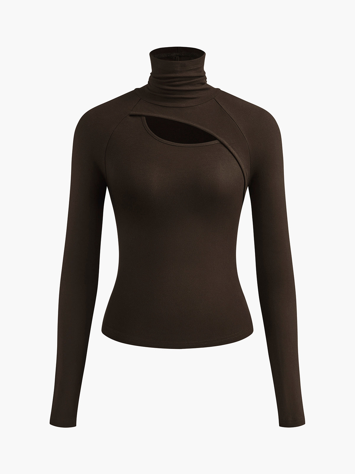 Women's Long Sleeve Blouse – Brown