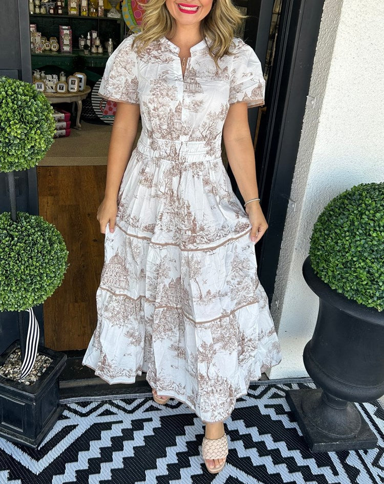 Women's Tiered Maxi Dress