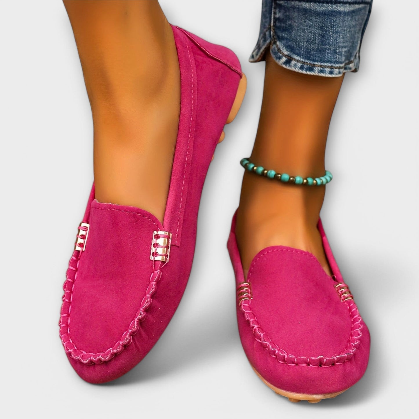 Women's Slip On Loafers – Pink