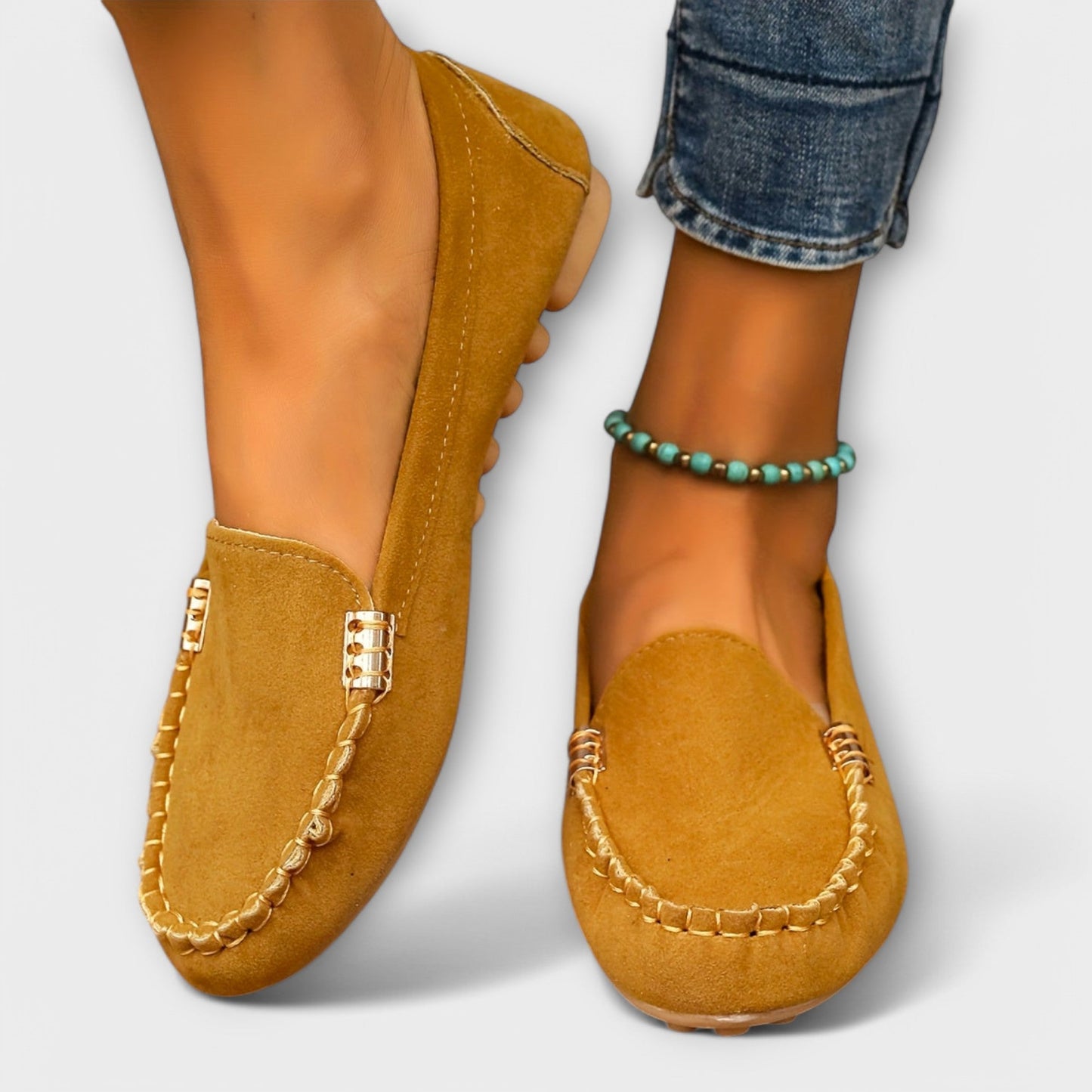 Women's Slip On Loafers – Yellow