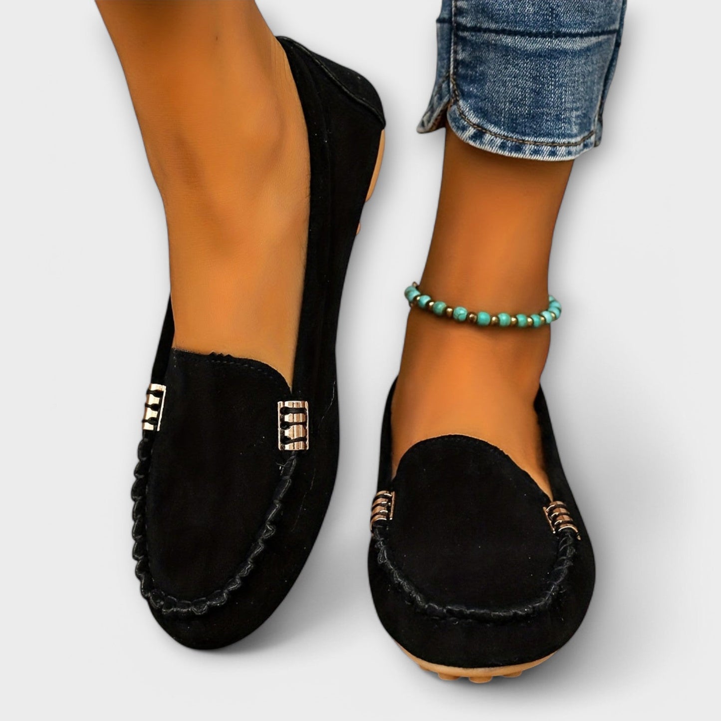 Women's Slip On Loafers – Black