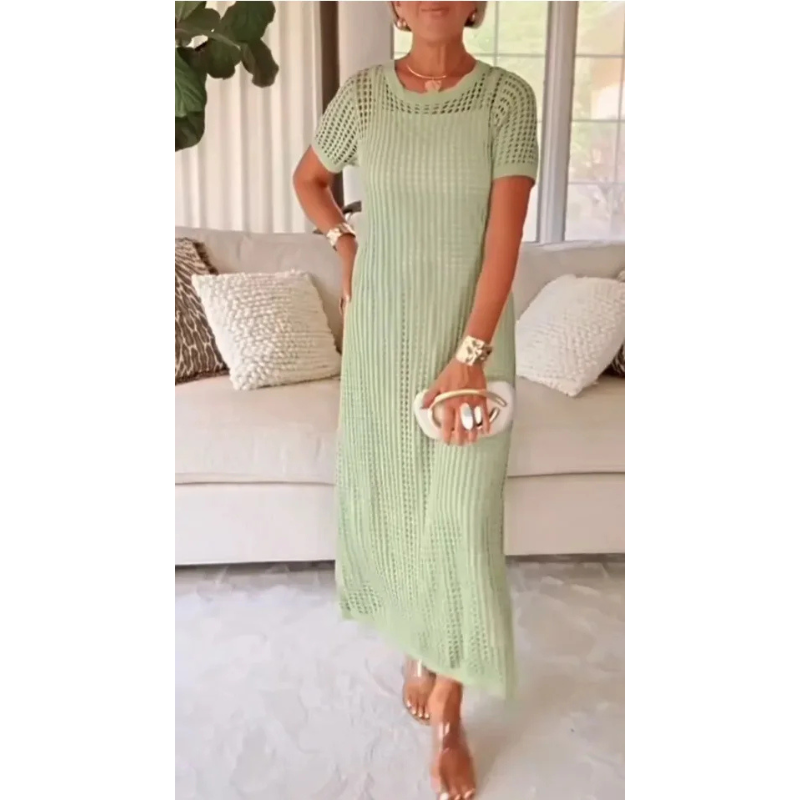 Women's Maxi Dress – Light Green