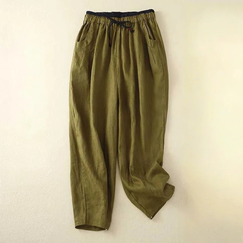 Women's Drawstring Pants – Olive