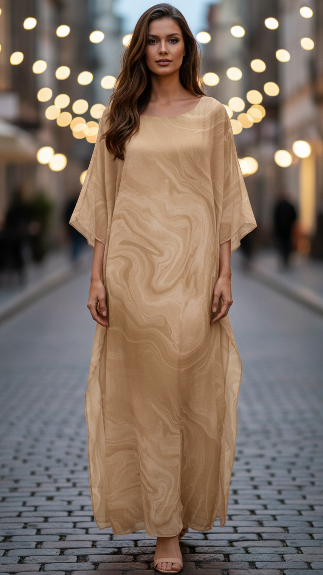 Women's Maxi Dress – Yellow
