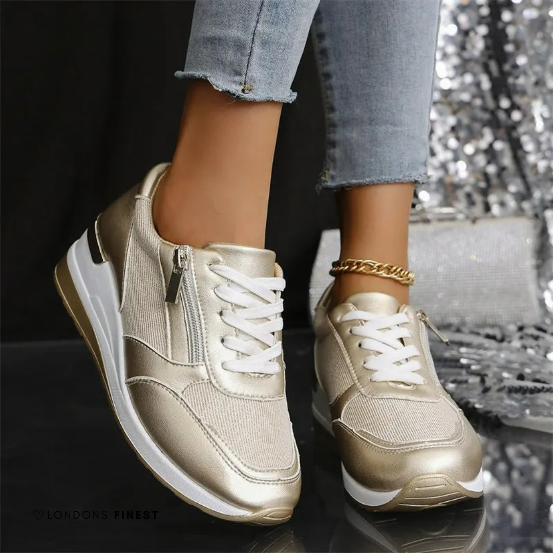 Women's Orthopedic Sneakers – Gold